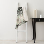 Zwart en crème streep sherpa deken (In situ)