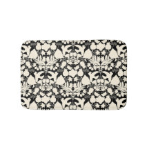 Zwart en Crème Volkskunst Otomi Symmetrisch Patroo