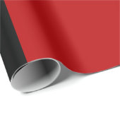 Zwart en Garnet Giftwrap Cadeaupapier (Rol Hoek)