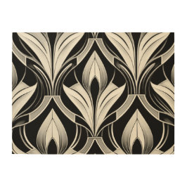 Zwart en gebroken wit contrast hout afdruk