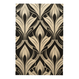 Zwart en gebroken wit contrast hout afdruk
