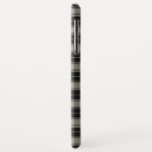 Zwart en gebroken wit geplakt met monogram Case-Mate iPhone case (Achterkant/links)