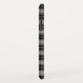 Zwart en gebroken wit geplakt met monogram Case-Mate iPhone case (Achterkant/rechts)