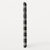 Zwart en gebroken wit geplakt met monogram Case-Mate iPhone case (Achterkant/links)