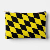 Zwart en geel Bavaria Diamond Flag Patroon Etui (Voorkant)