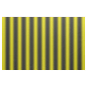 Zwart en geel bijenachtig stripespatroon stof
