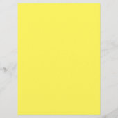 Zwart en geel bruiloft plat menu (Achterkant)