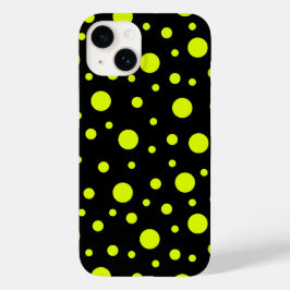 Zwart en geel elegantie Case-Mate iPhone 14 hoesje
