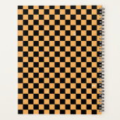 Zwart en geel Geruit 2024 Planner (Achterkant)