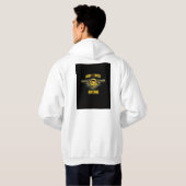 Zwart en geel Hoodies Design (Achterkant volledig)