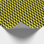 Zwart en geel papier voor het verpakken van kaas (Hoek)