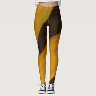 Zwart en geel patroonLeggings Leggings