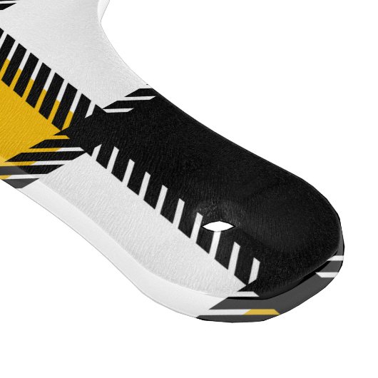 Zwart en geel Plaid Check Snijplank (Hoek)