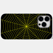 Zwart en geel spinnenweb Halloween patroon Case-Mate iPhone Case (Achterkant (horizontaal))