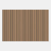 Zwart en geelbruin vijf strips inpakpapier vel (Voorkant 3)