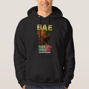 Zwart En Geschoold Zwarte Geschiedenis Koningin Me Hoodie