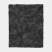 Zwart en glitterstrippatroon fleece deken (Voorkant)