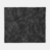 Zwart en glitterstrippatroon fleece deken (Voorkant (Horizontaal))