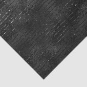 Zwart en glitterstrippatroon tissuepapier (Detail)