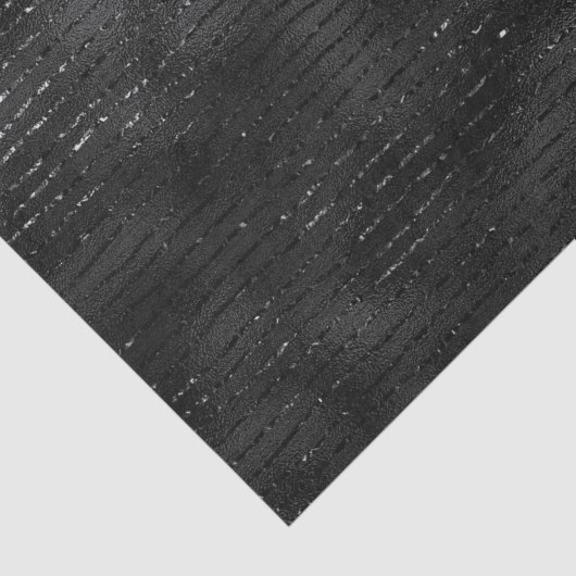 Zwart en glitterstrippatroon tissuepapier (Detail)