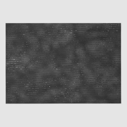 Zwart en glitterstrippatroon tissuepapier (Voorkant)