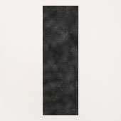 Zwart en glitterstrippatroon yogamat (Voorkant)