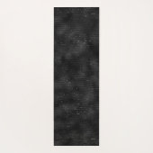 Zwart en glitterstrippatroon yogamat (Achterkant)