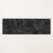 Zwart en glitterstrippatroon yogamat (Voorkant (horizontaal))