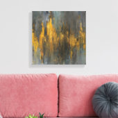 Zwart en Gold Abstract afdrukken | Danhui Nai (Insitu (Woonkamer))
