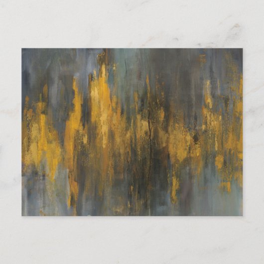 Zwart en Gold Abstract afdrukken | Danhui Nai Briefkaart (Voorkant)