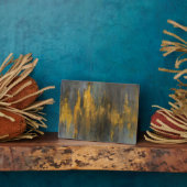 Zwart en Gold Abstract afdrukken | Danhui Nai Fotoplaat (Zijkant)