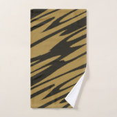 Zwart en Gold abstract Bad Handdoek (Handdoek)