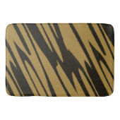 Zwart en Gold abstract Badmat (Voorkant)