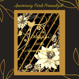 Zwart en Gold , persoonlijk Kaart