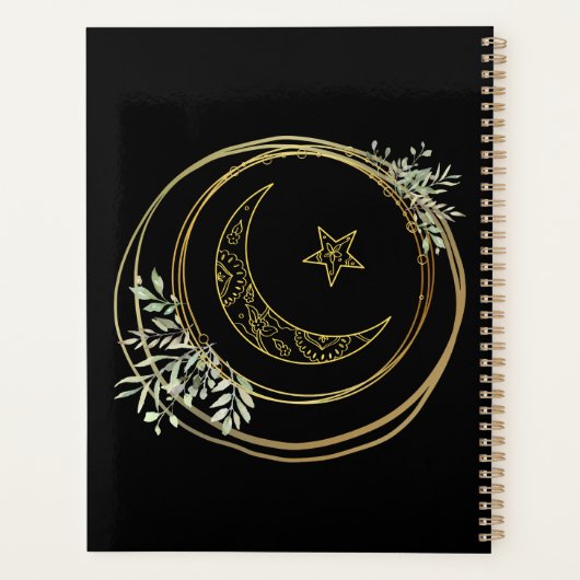ZWART EN GOLD PLANNER (Achterkant)
