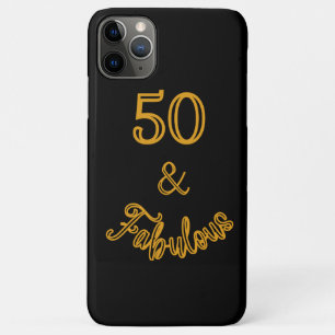 Zwart en goud 50 en Fabulous Case-Mate iPhone Case