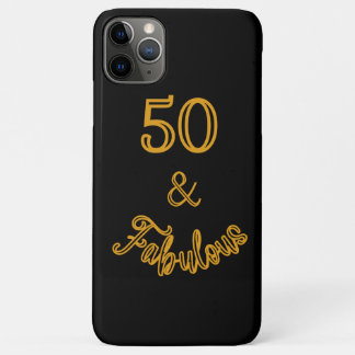 Zwart en goud 50 en Fabulous Case-Mate iPhone Case