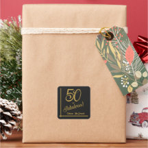 Zwart en goud 50 & Fabulous 50ste verjaardagsfeest