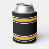 Zwart en goud aanpassen met Jouw naam Blikjeskoeler (Blikje Achterkant)