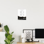 Zwart En Goud Agaat Marmer Service Prijs Poster (Thuiskantoor)