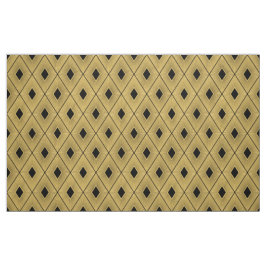 Zwart en Goud Art Deco Stijl Stof