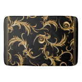 Zwart en goud badmat (Voorkant)