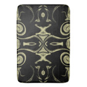 zwart en goud badmat (Voorkant Verticaal)