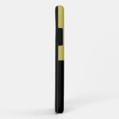 Zwart en Goud Barely There iPhone 5 Hoesje (Achterkant/rechts)