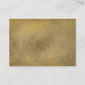 Zwart en goud bloemmotief informatiekaartje (Achterkant)