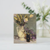 Zwart en goud briefkaart (Staand voorkant)