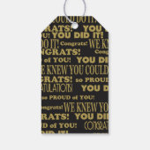 Zwart en goud... cadeaulabel (Achterkant)