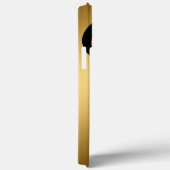 Zwart en goud Case-Mate iPhone case (Achterkant / Rechts)