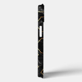 Zwart en goud Case-Mate iPhone Hoesje (Achterkant / Rechts)