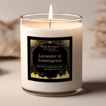 Zwart en Goud Celestial Candle